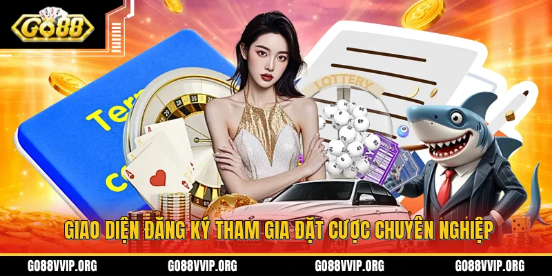 Giao diện đăng ký tham gia đặt cược chuyên nghiệp