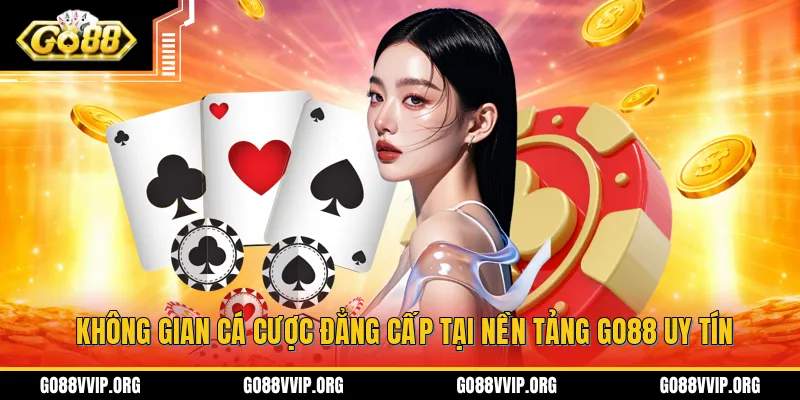 Không gian cá cược đẳng cấp tại nền tảng GO88 uy tín 