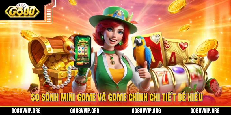 So sánh mini game và game chính chi tiết dễ hiểu